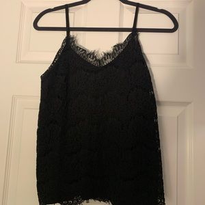 Black lace top